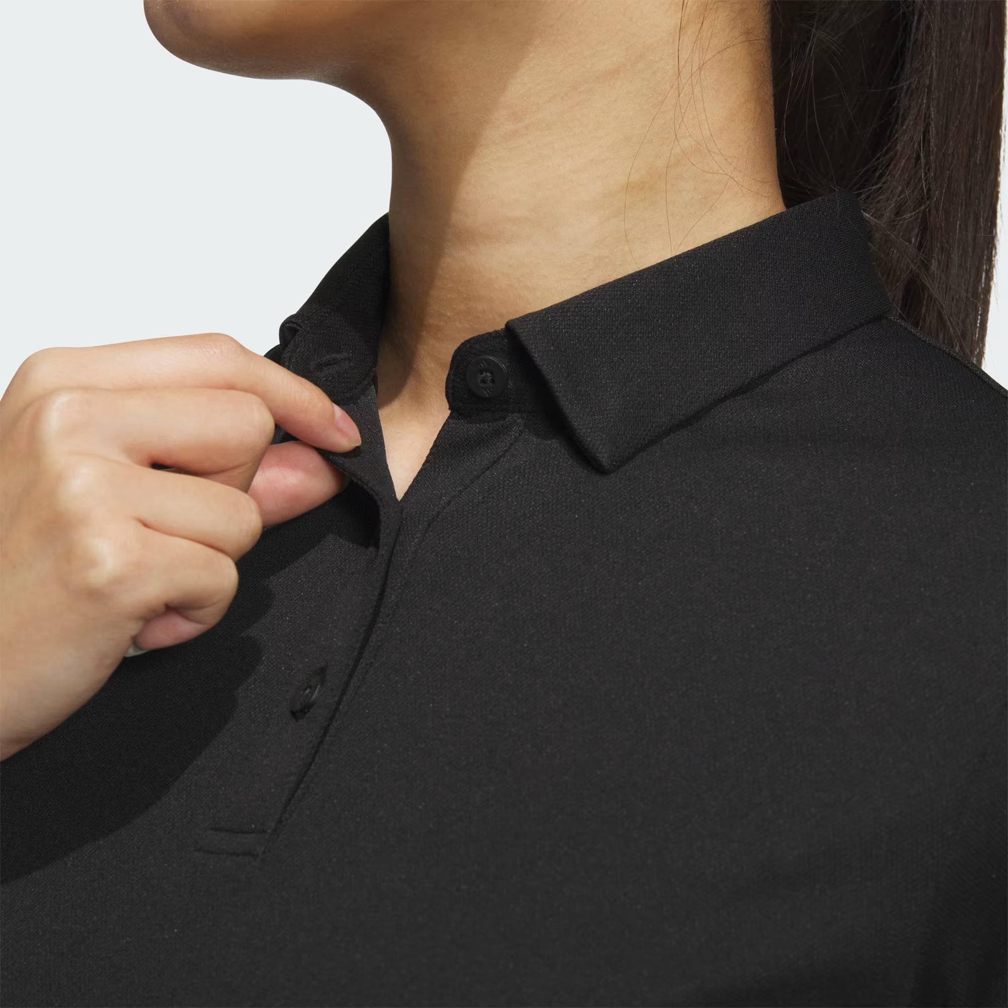 Short Sleeve Polo Shirt Black JF0990 41 detail