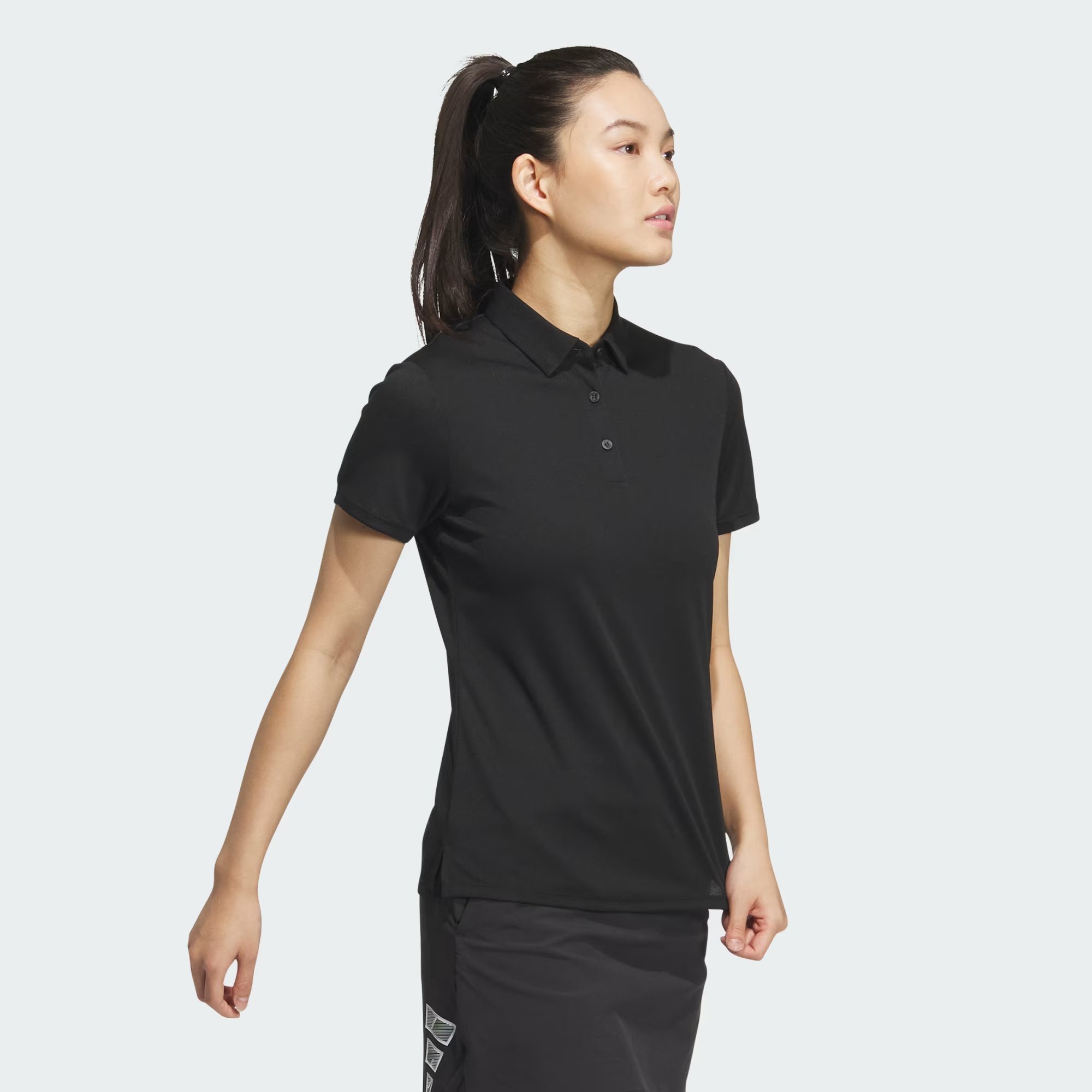 Short Sleeve Polo Shirt Black JF0990 25 model