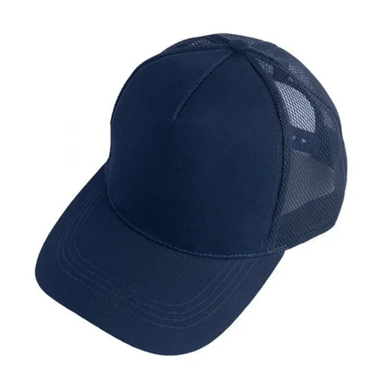 Cotton Trucker Cap with Mesh (5 Panels)