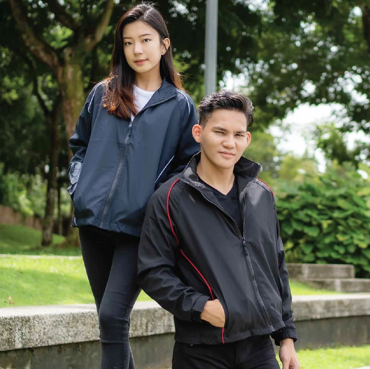 Line Full Zip Windbreaker Jacket