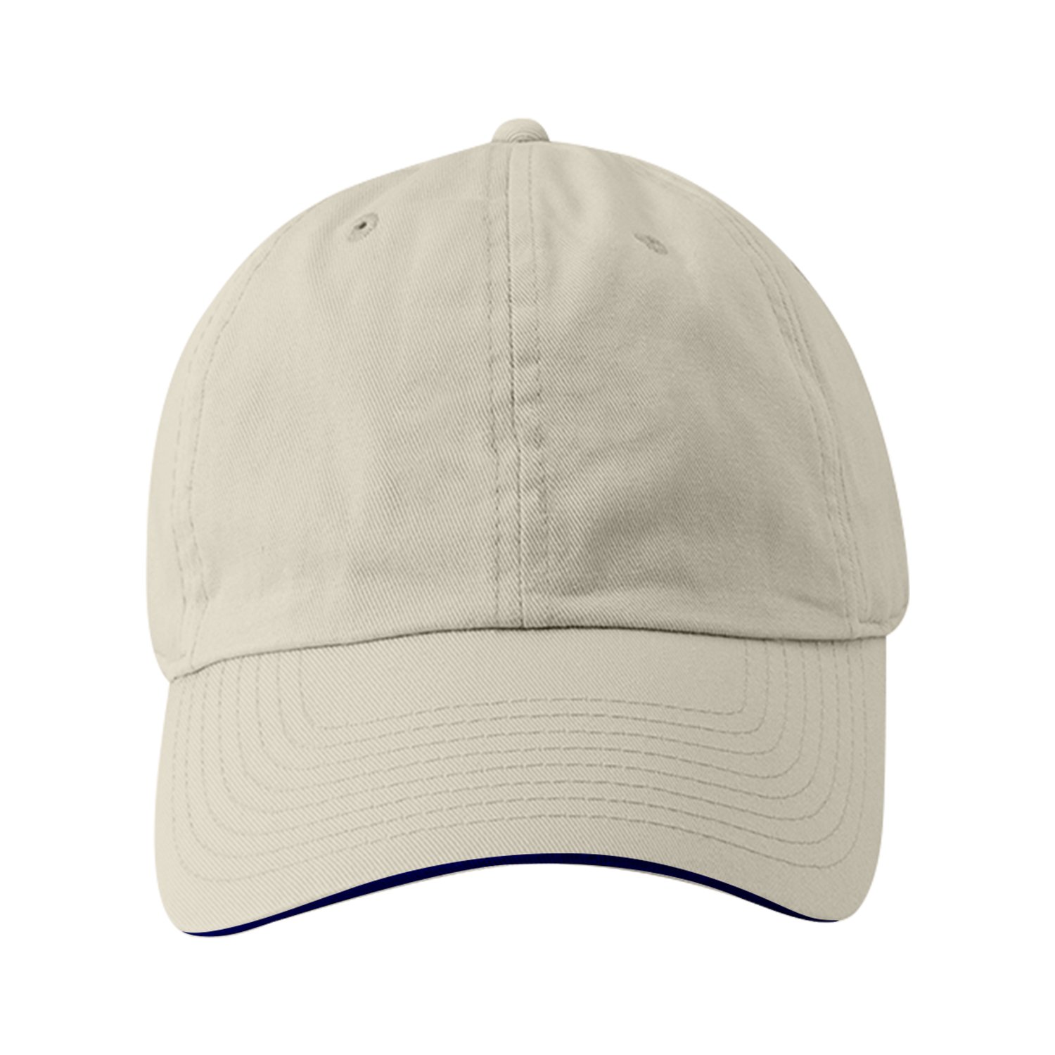 Trim Cotton Baseball Cap (6 Panels).