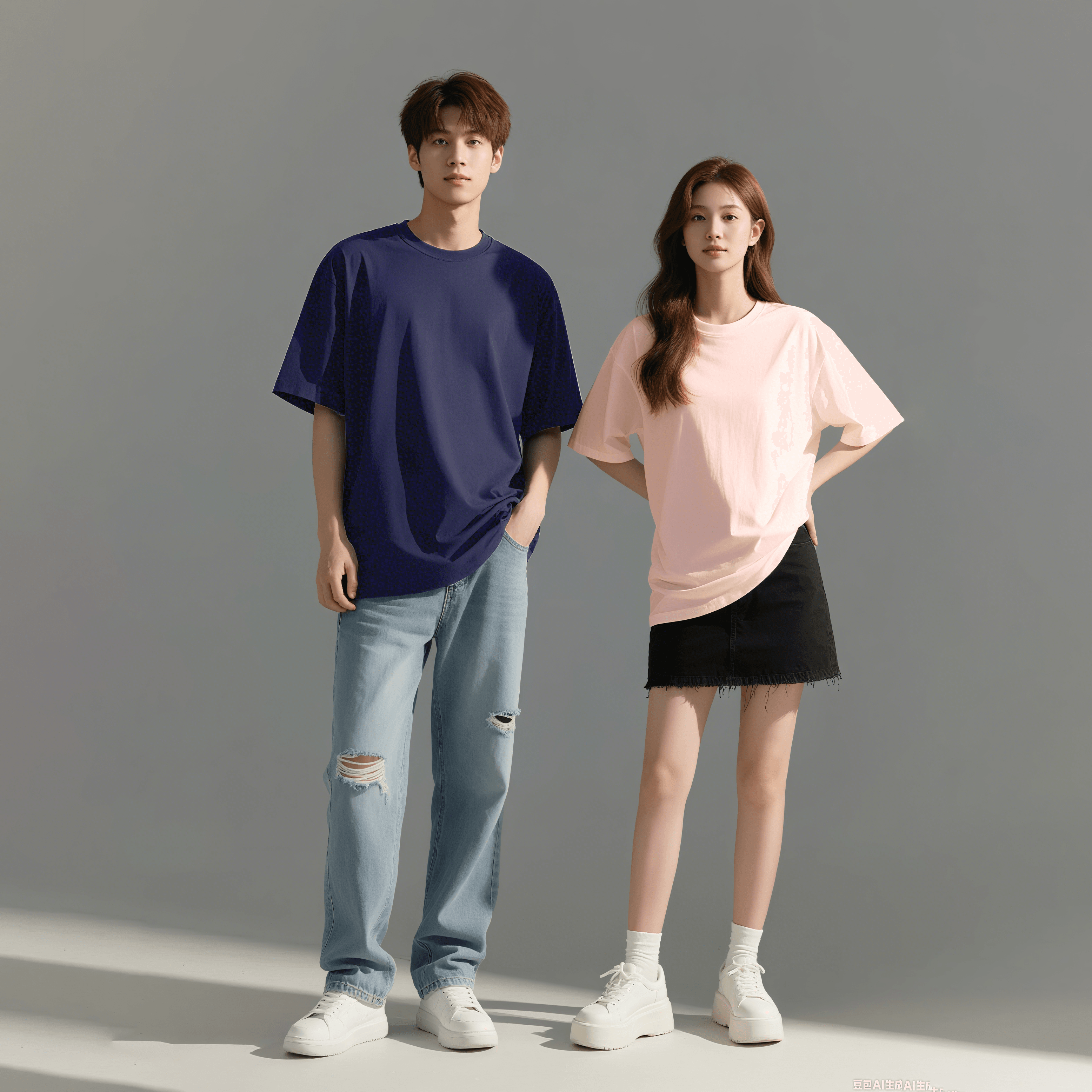 AIRLAB CoolTouch SORONA Oversized Cotton Round Neck T-Shirt. - alternate view