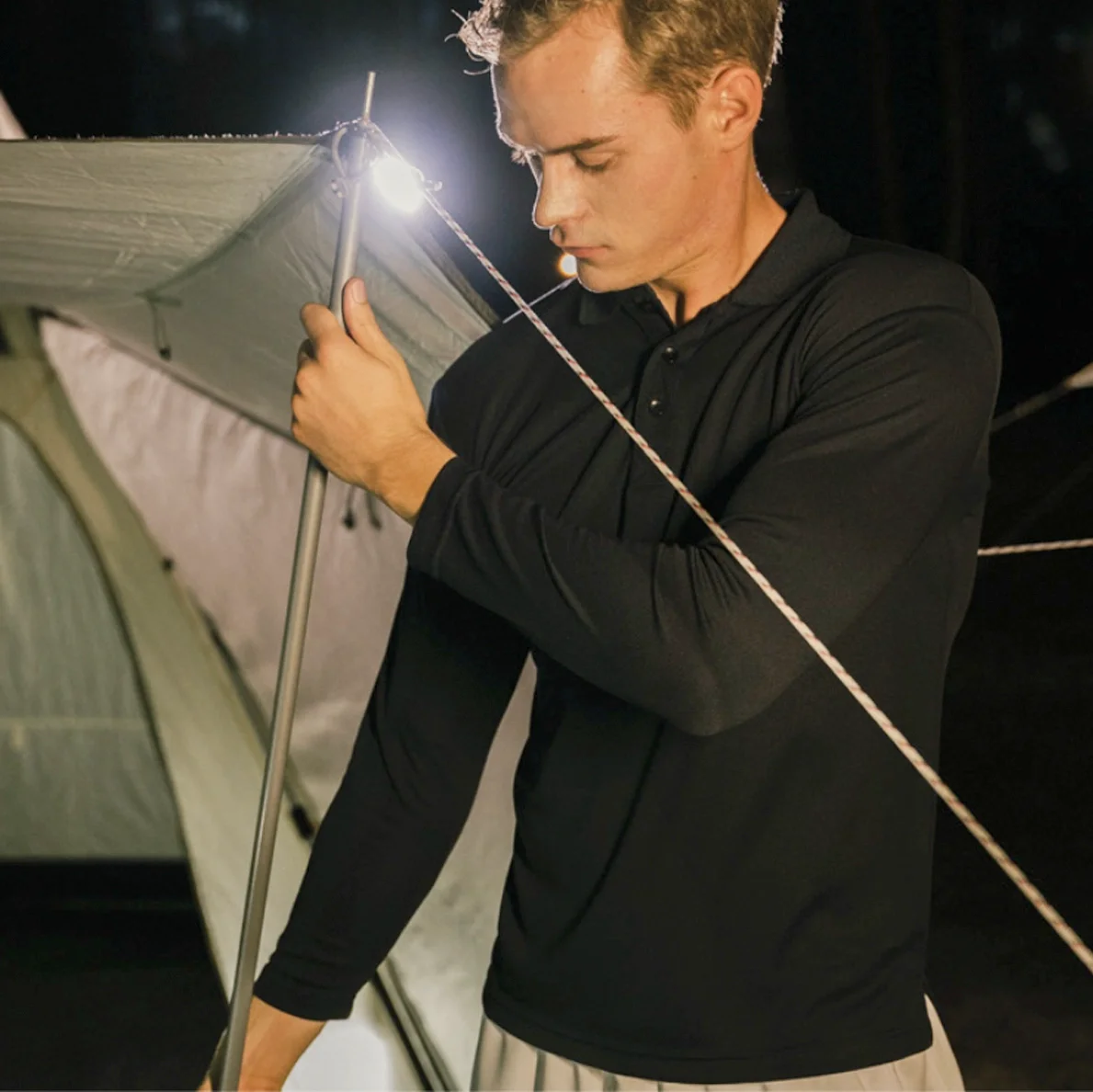 Ultifresh Anti-Odor Dri Fit Long Sleeve Polo.