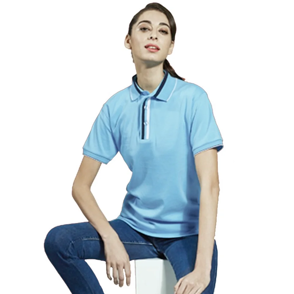 Tipped Cotton Interlock Polo T-Shirt