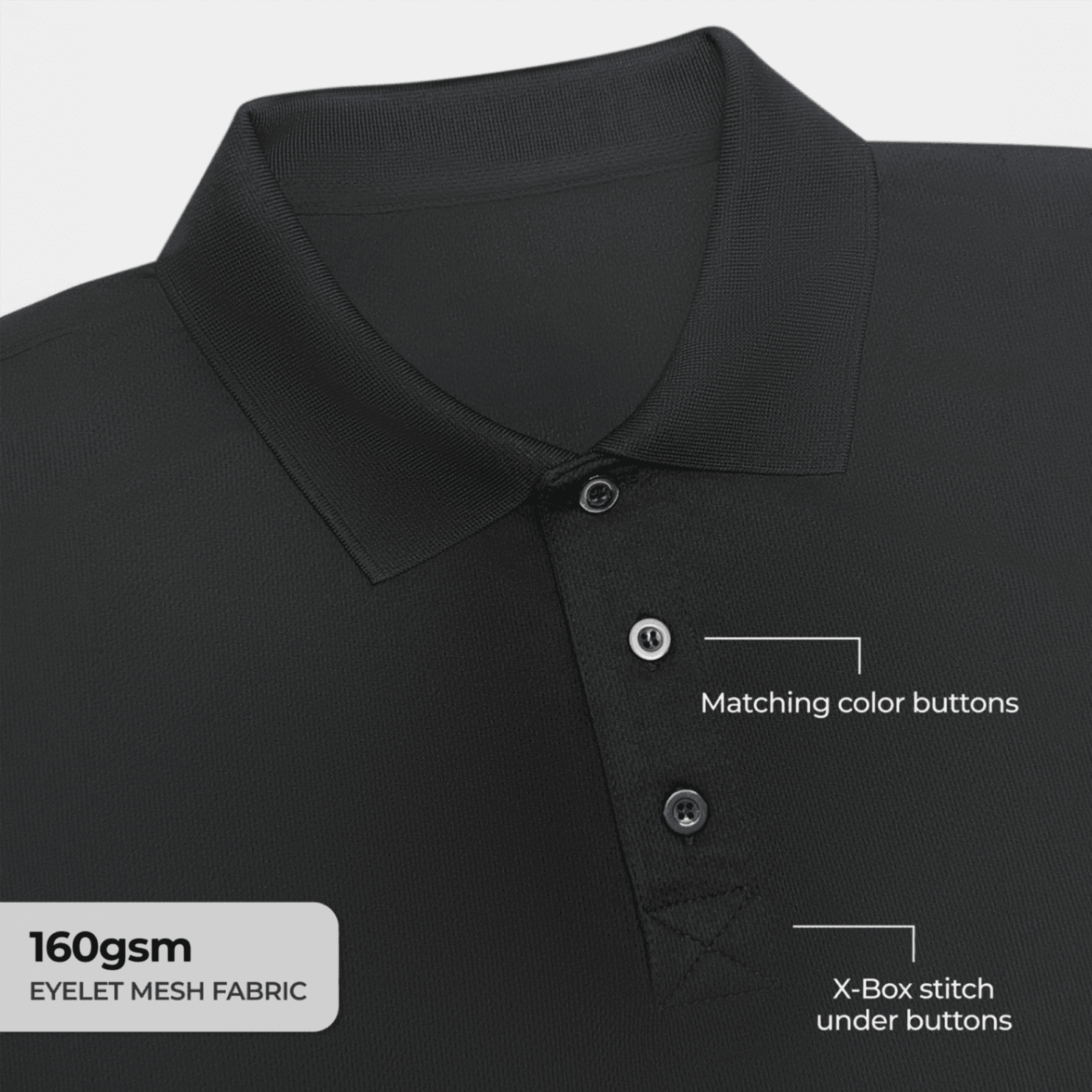 Plain Dri Fit Polo T-Shirt.