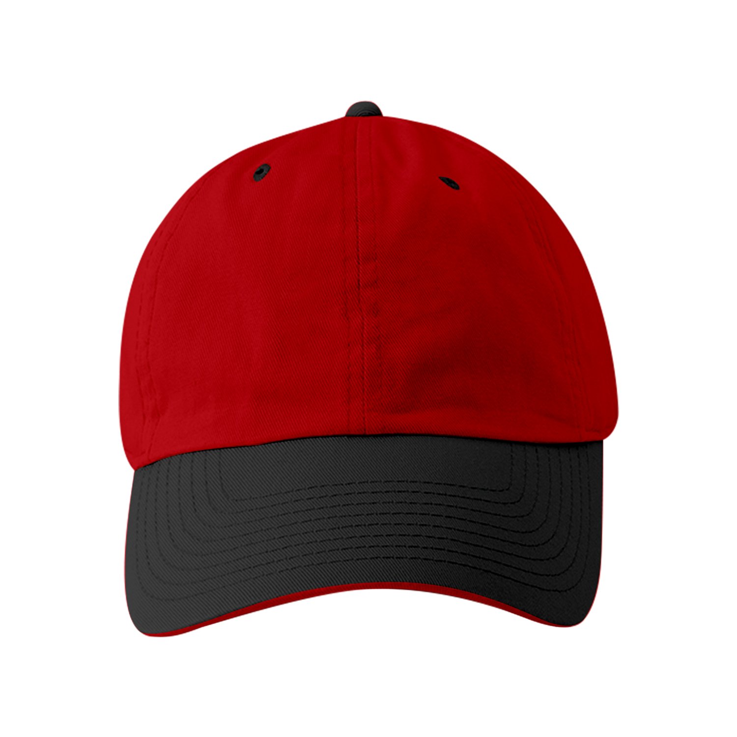 Dual Tone Cotton Baseball Cap (6 Panels).