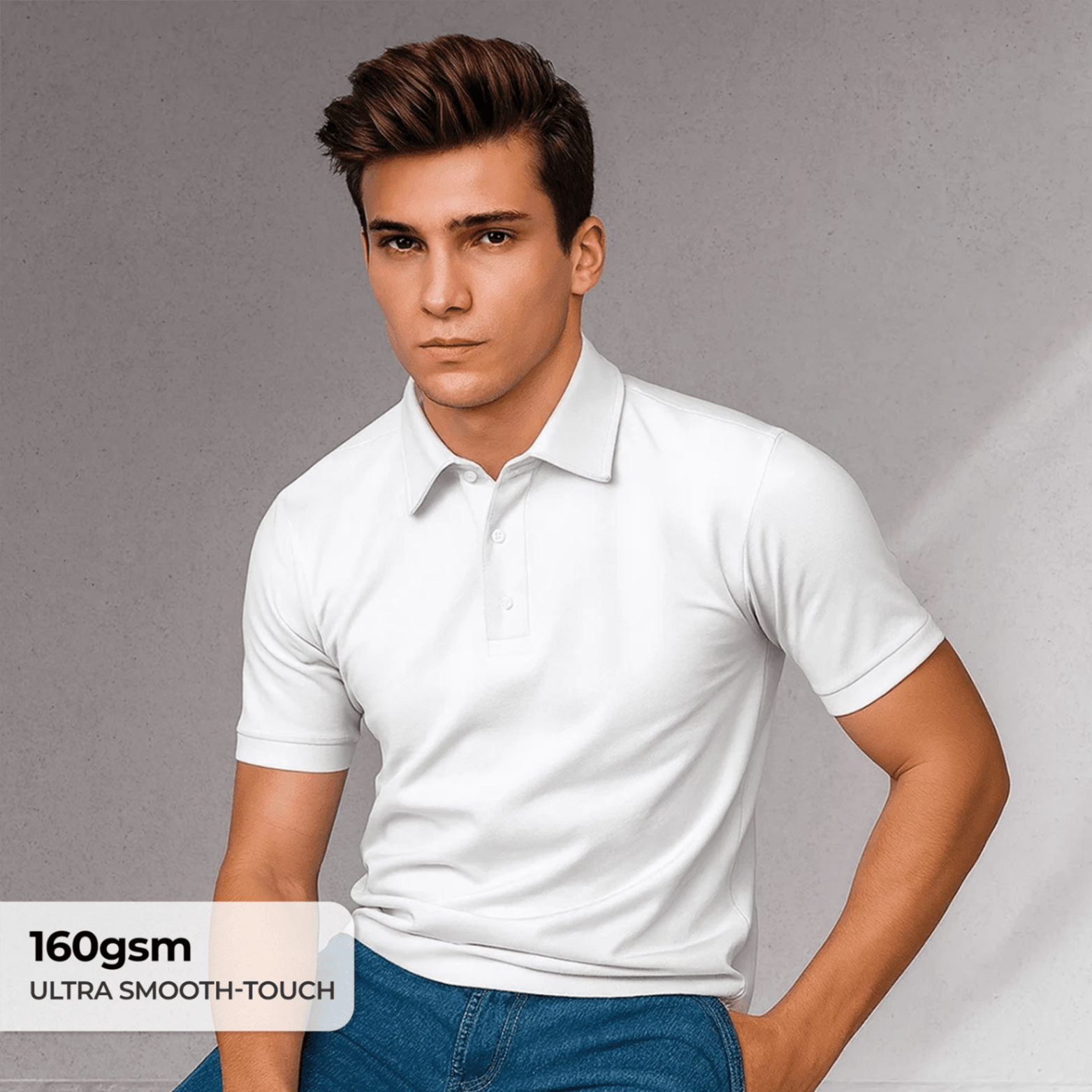 UNO Lugio Interlock Polo T-Shirt