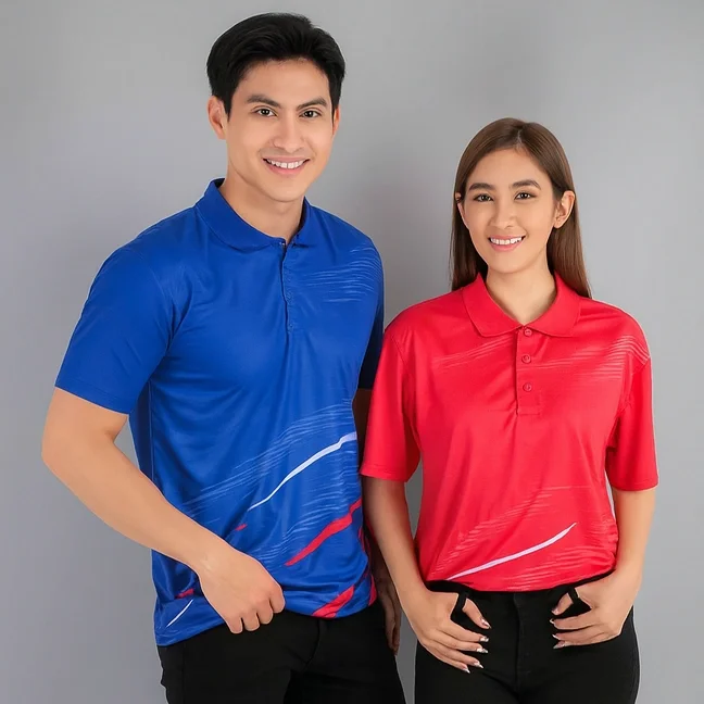 Mini Eyelet Sublimation Polo T-Shirt