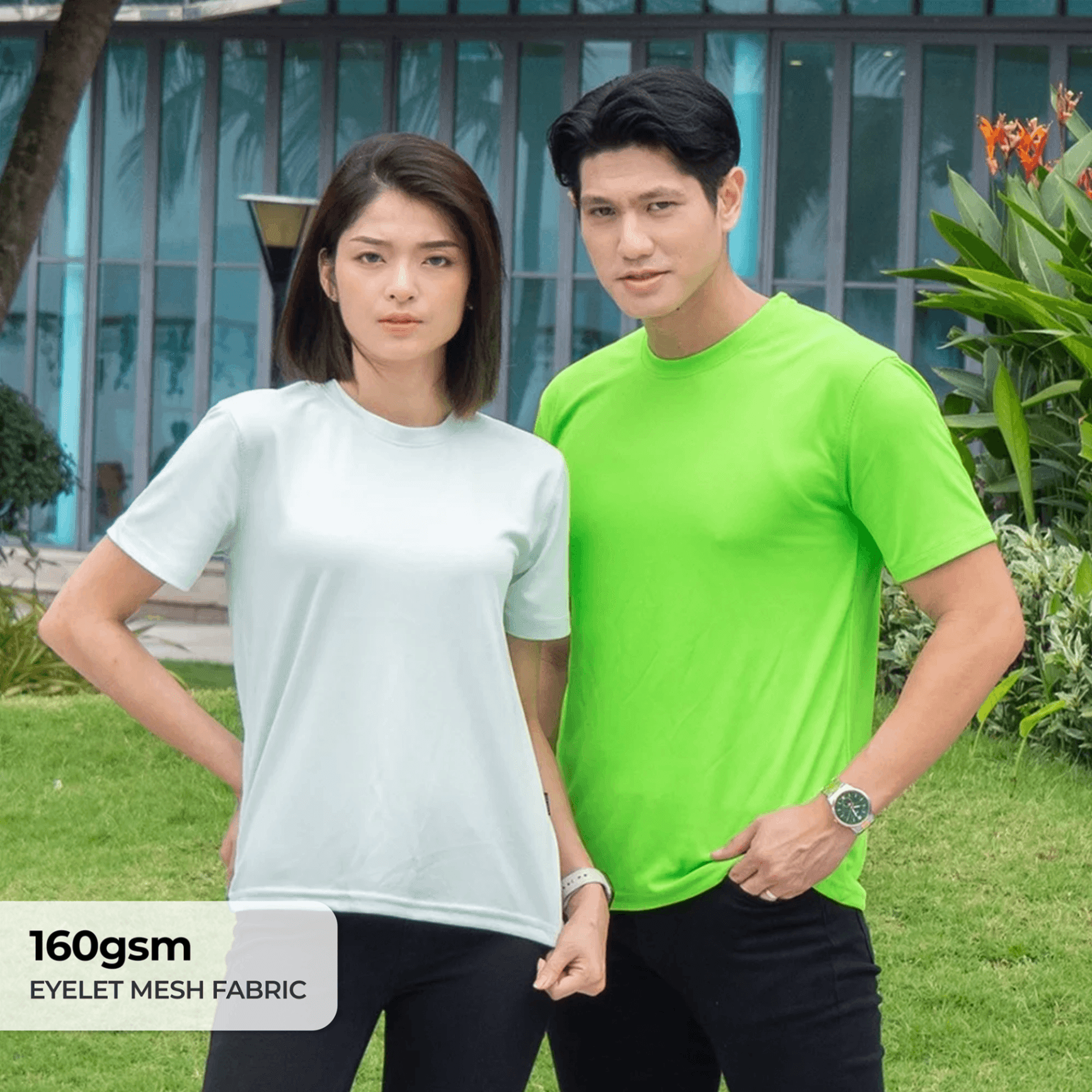 Plain Dri Fit Round Neck T-Shirt.
