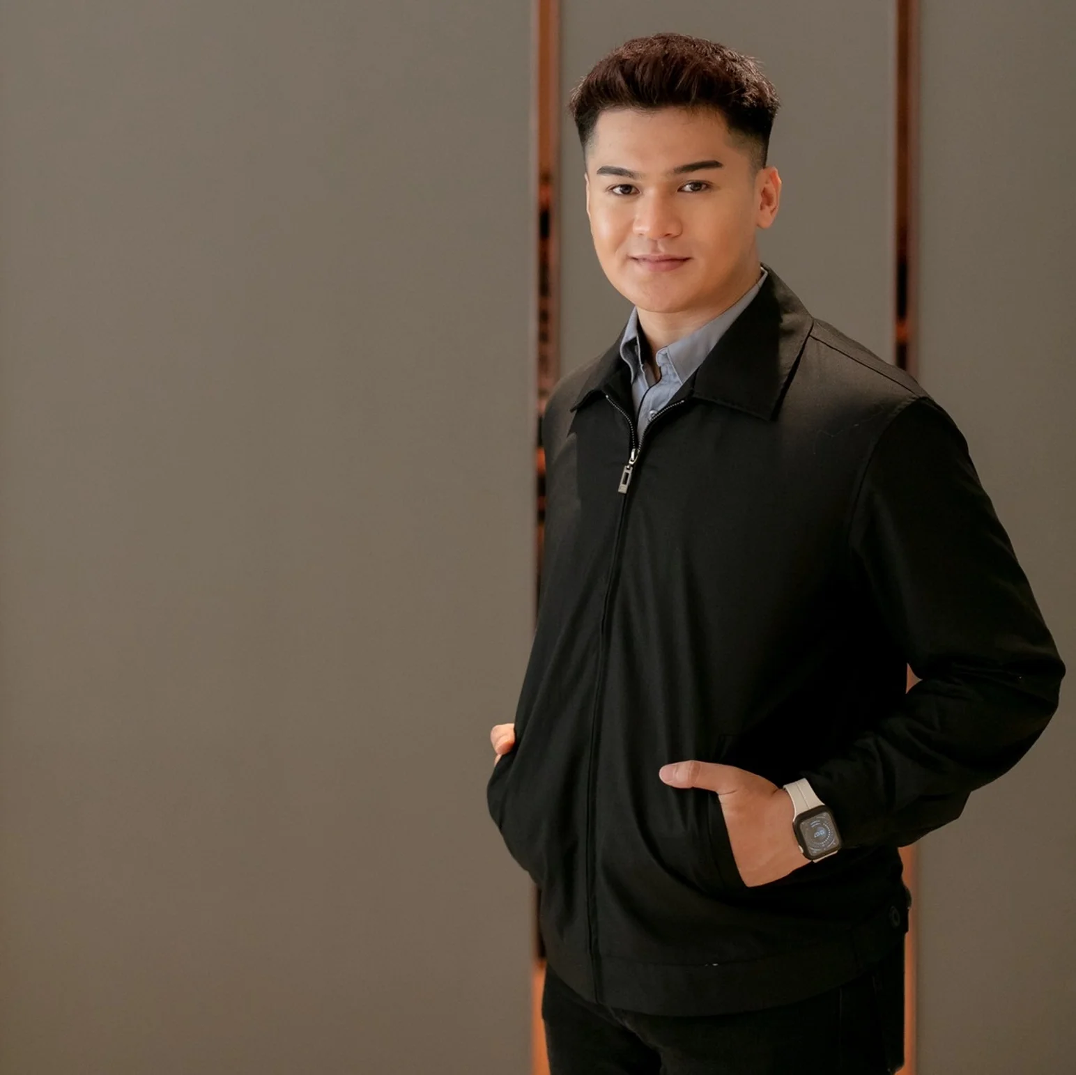 Unisex Full Zip Bomber Jacket