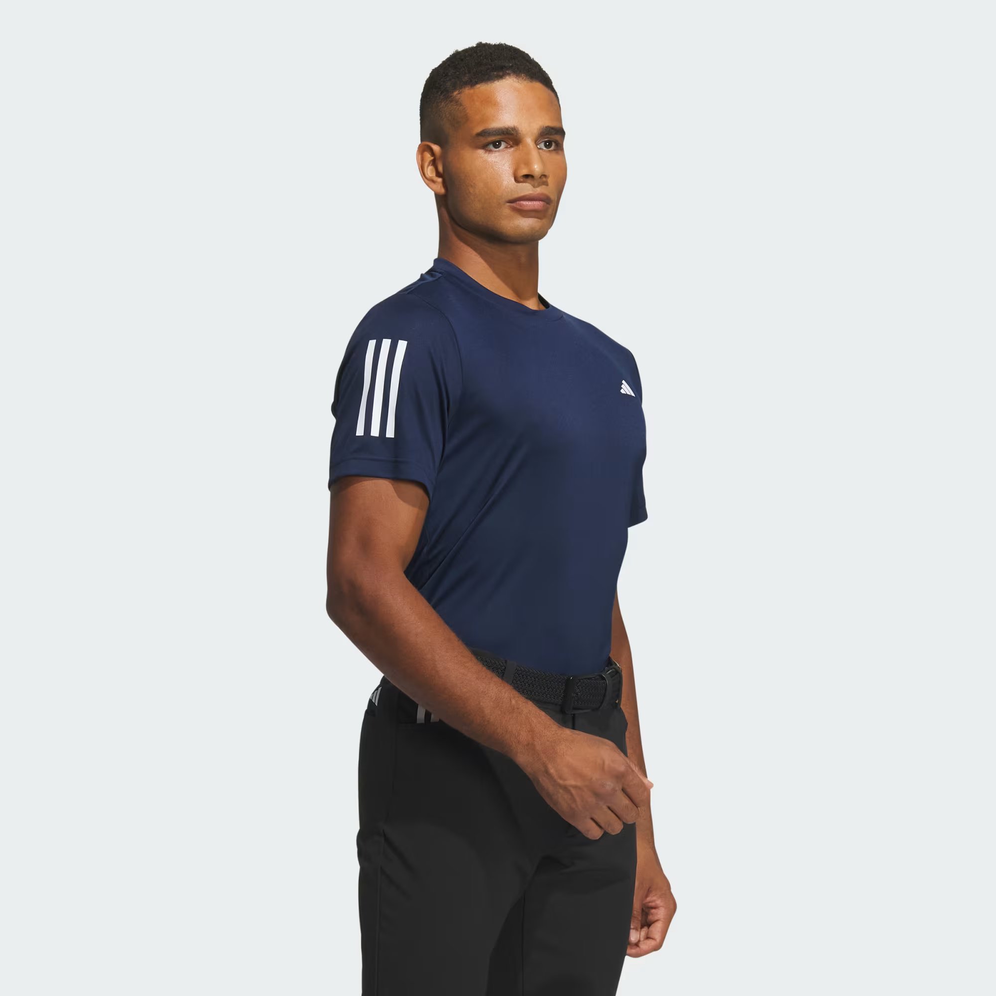 AEROREADY 3 Stripes Crewneck Tee Blue IN6633 25 model