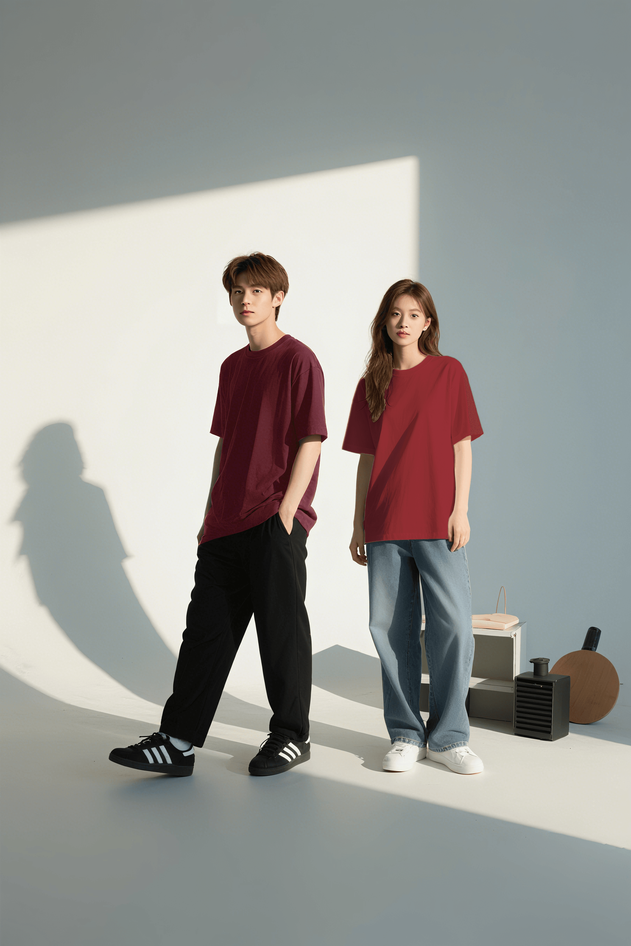 AIRLAB Hymax Oversized Premium Round Neck T-Shirt. - alternate view